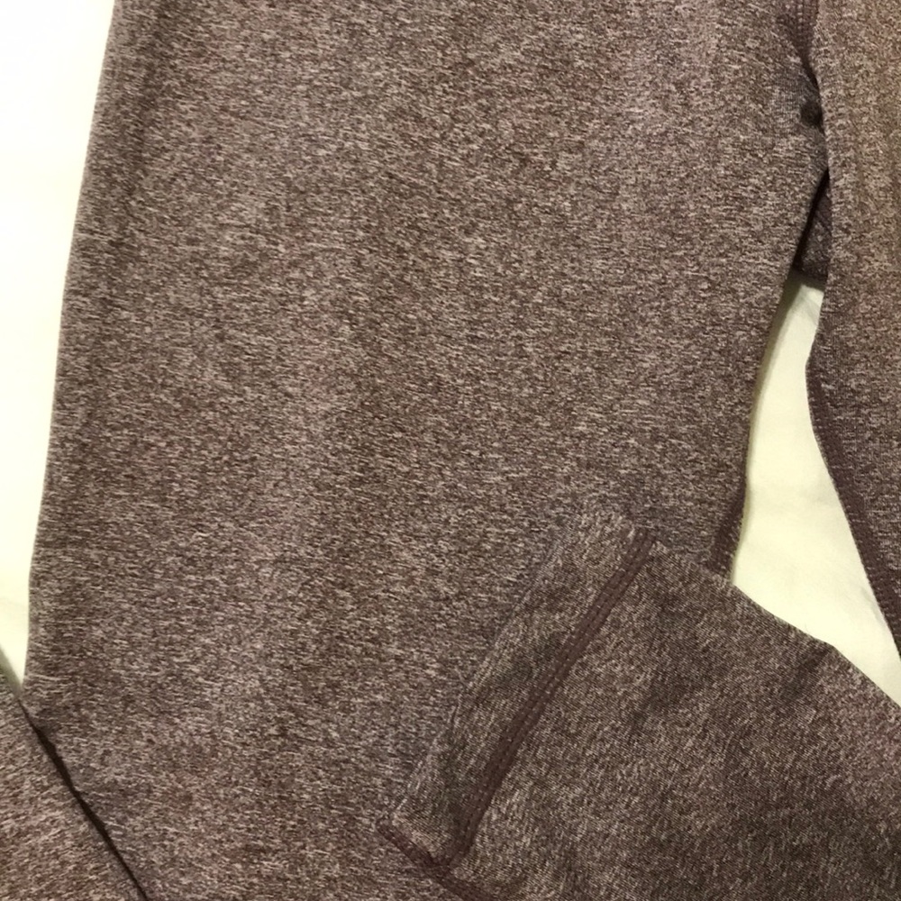 Plum-Heather Athletic Leggings - Picture 2 of 2